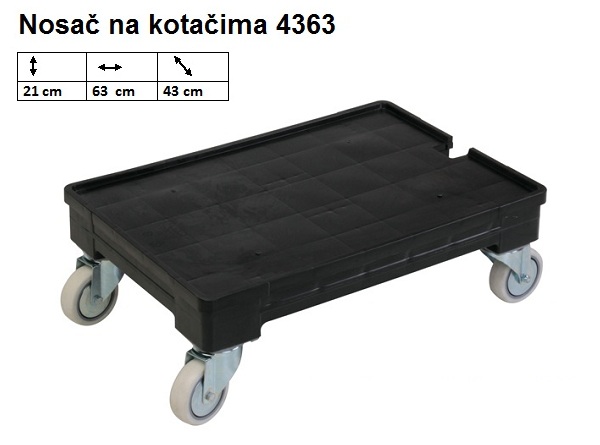 Nosač na kotačima 4363